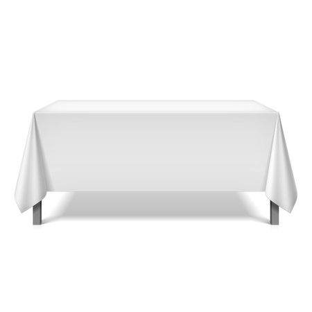 MONARCH Tablecloths 52 x 52 White , 6PK TL-52X52-WHITE